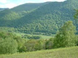 Paysage montagne à Oloron en Haut-Béarn