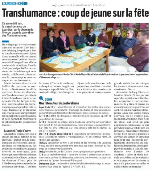 Rep 4 juin 2018 transhumance lourdios